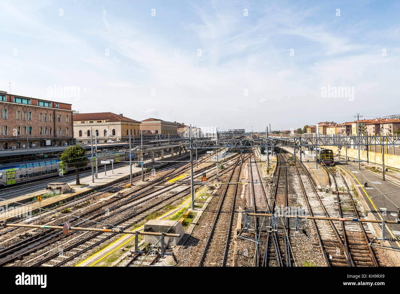 Bologna Central Railway Station Stock Photo Alamy