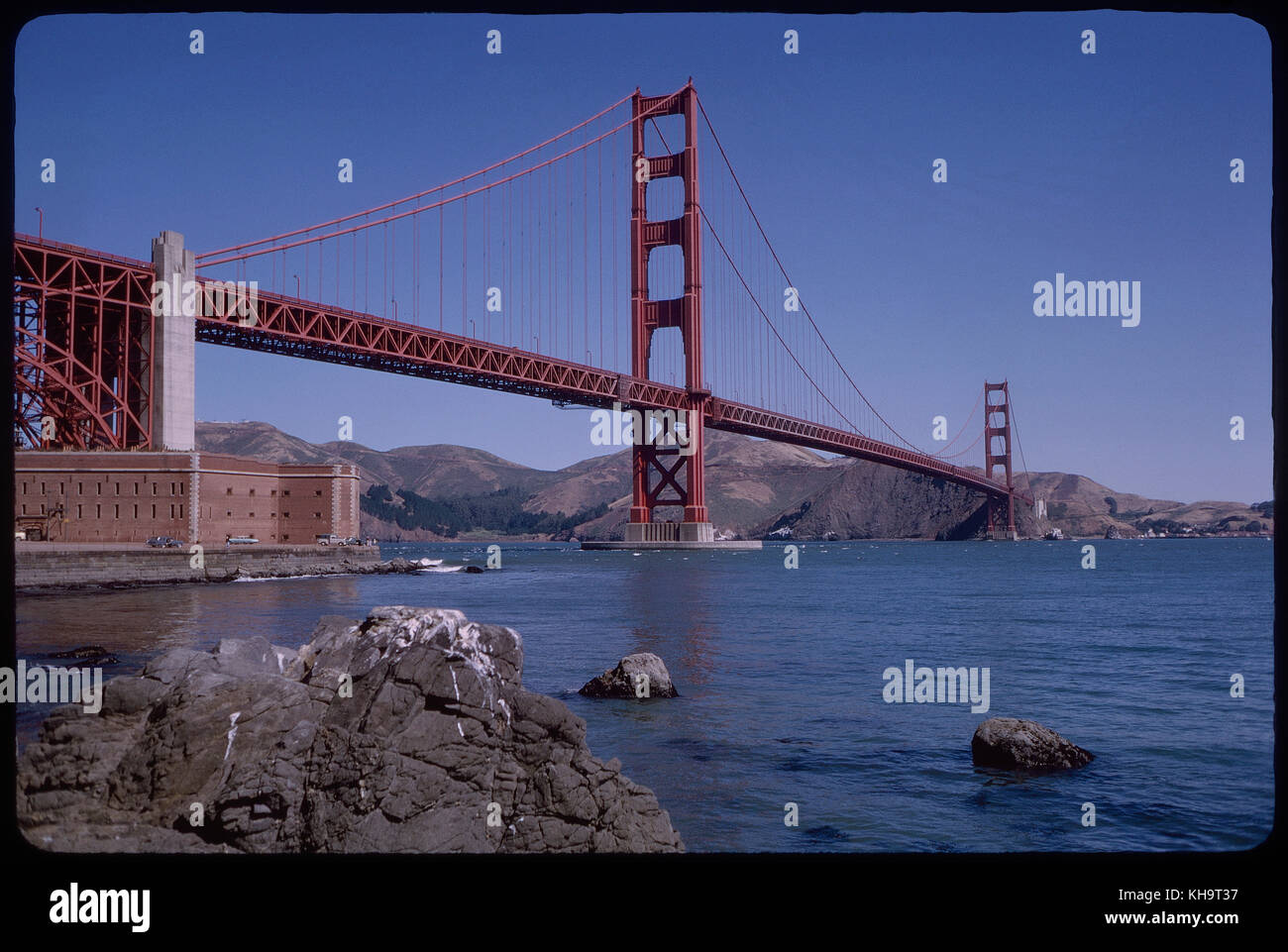 Golden Gate Bridge, San Francisco, California, USA, 1963 Stock Photo