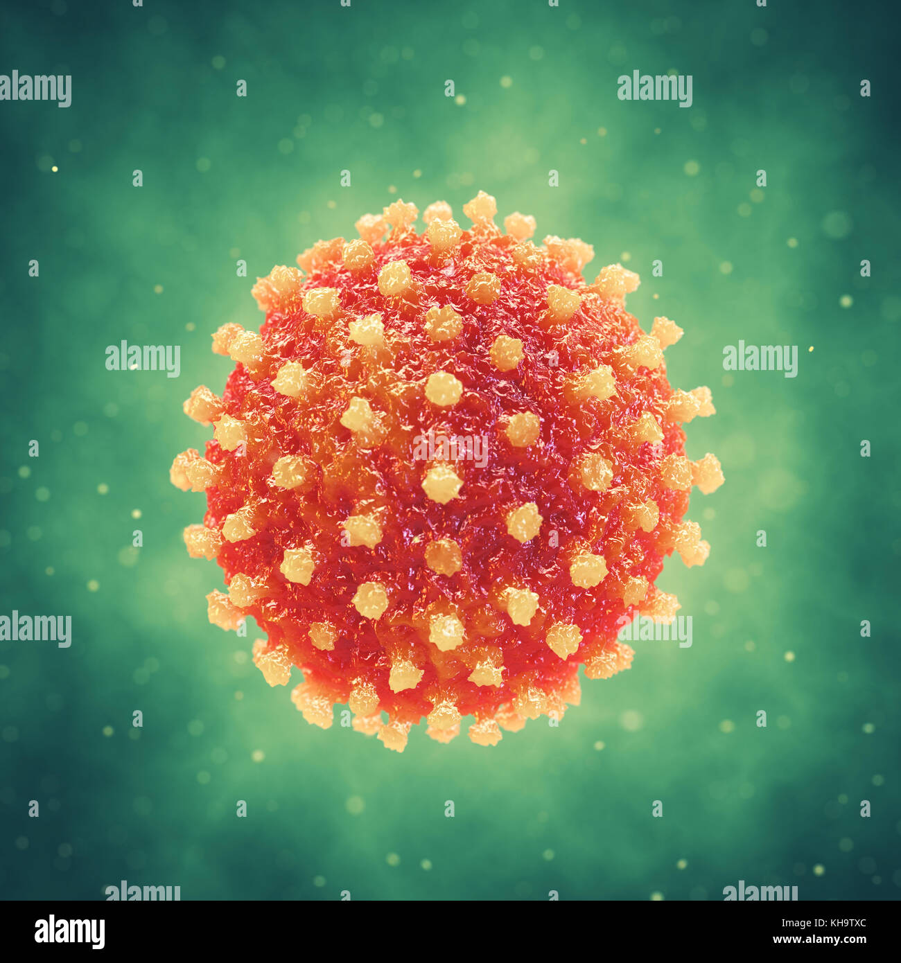 Chronic liver disease can be caused by a viral hepatitis infection , Hepatitis virus Stock Photo