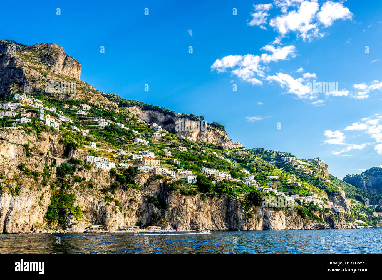 Sailing the Amalfi Coast in Italy Stock Photo Alamy