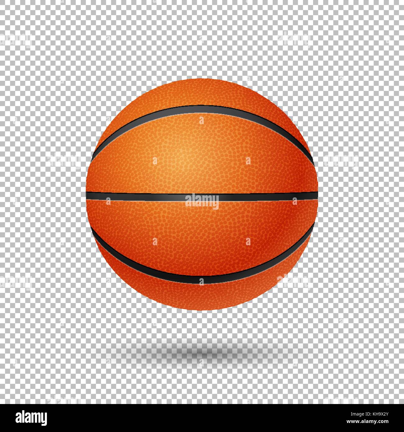 Vector realistic flying basketball closeup isolated on transparent  background. Design template in EPS10 Stock Vector Image & Art - Alamy