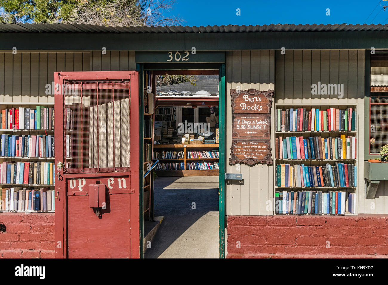 The world's greatest outdoor bookstore, Bart's Books in Ojai Stock