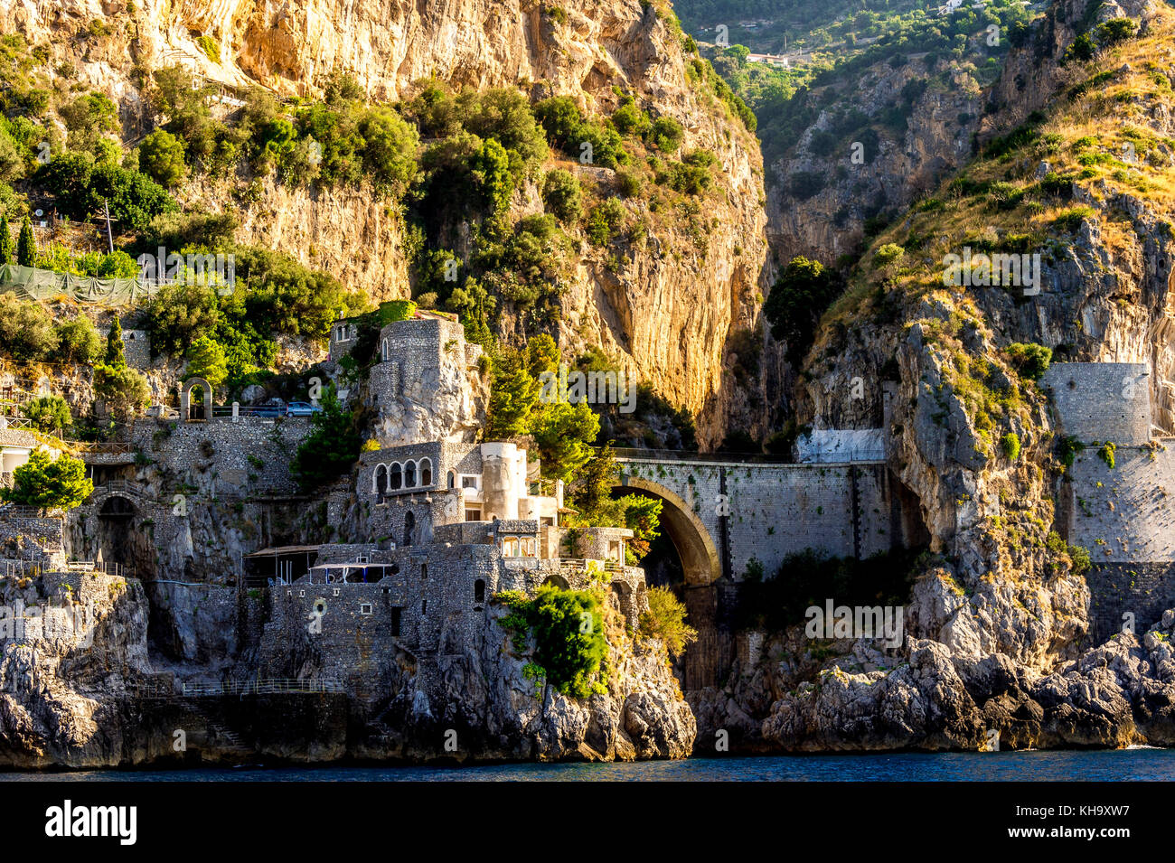 Sailing the Amalfi Coast in Italy Stock Photo Alamy