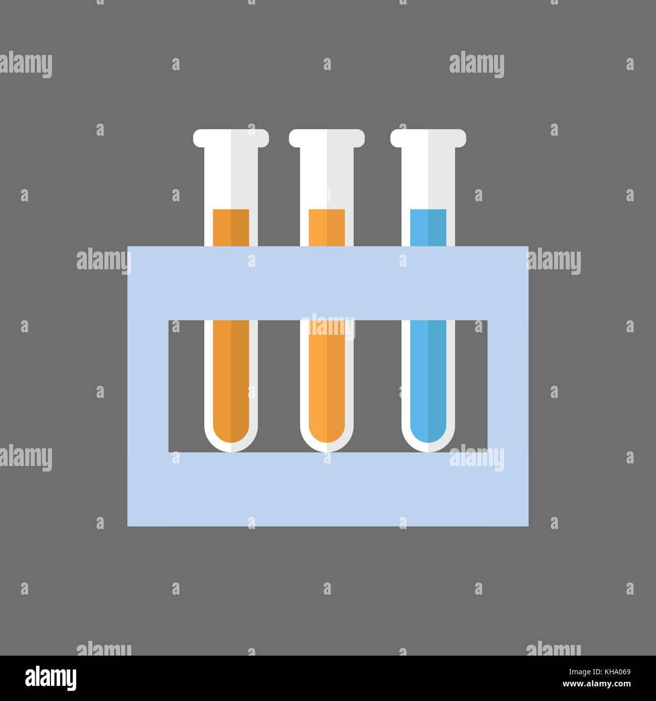 Test Tubes Set Icon Medical Glassware Concept Stock Vector Image & Art ...