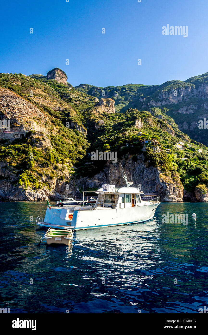 Sailing the Amalfi Coast in Italy Stock Photo Alamy