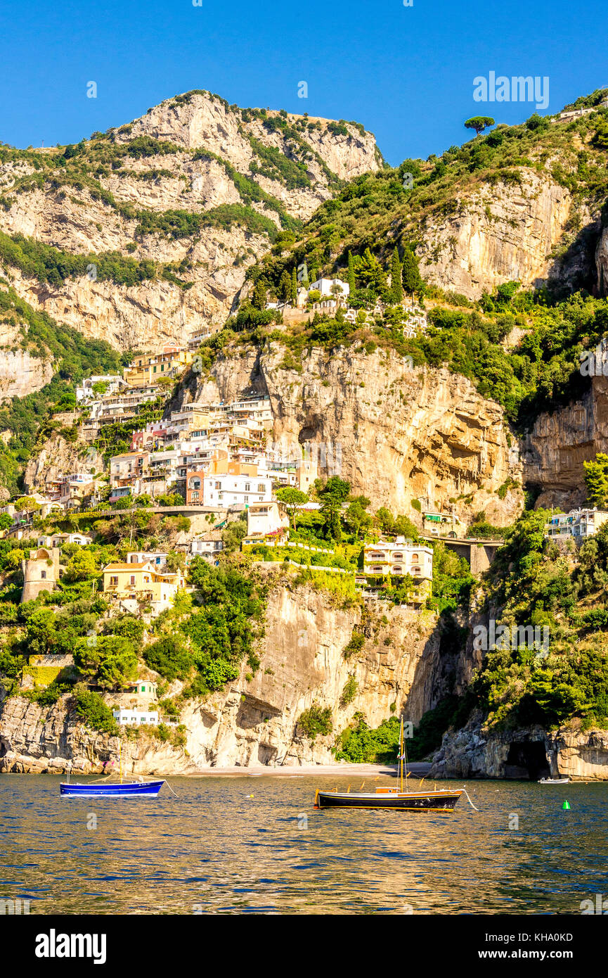 Sailing the Amalfi Coast in Italy Stock Photo Alamy