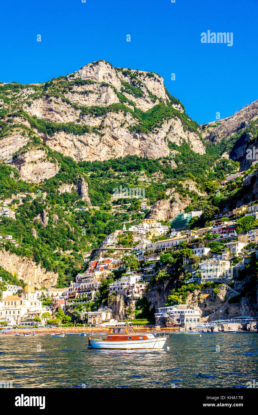 Sailing the Amalfi Coast in Italy Stock Photo Alamy