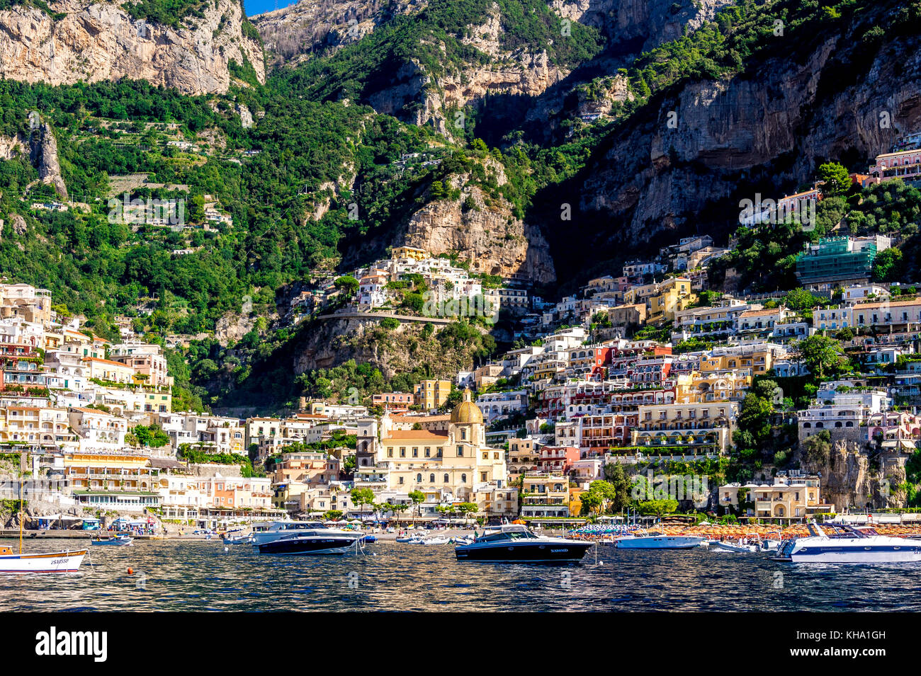 Sailing the Amalfi Coast in Italy Stock Photo Alamy