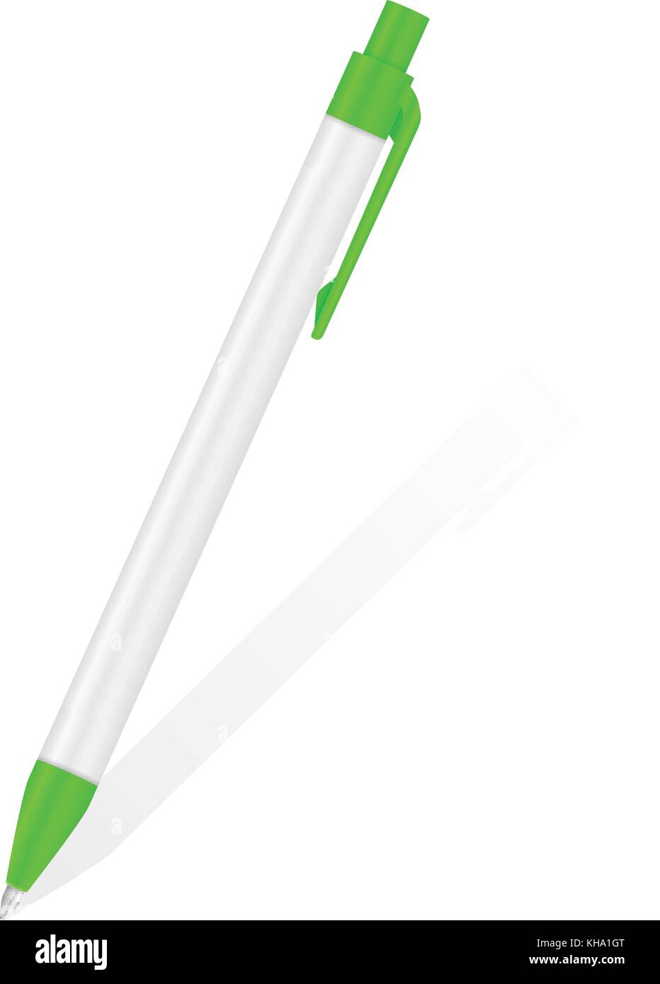 Ballpoint pen a on white background Stock Vector Image & Art - Alamy
