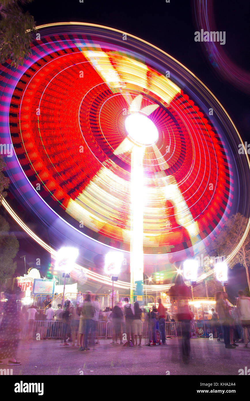Fairground lights night hires stock photography and images Alamy
