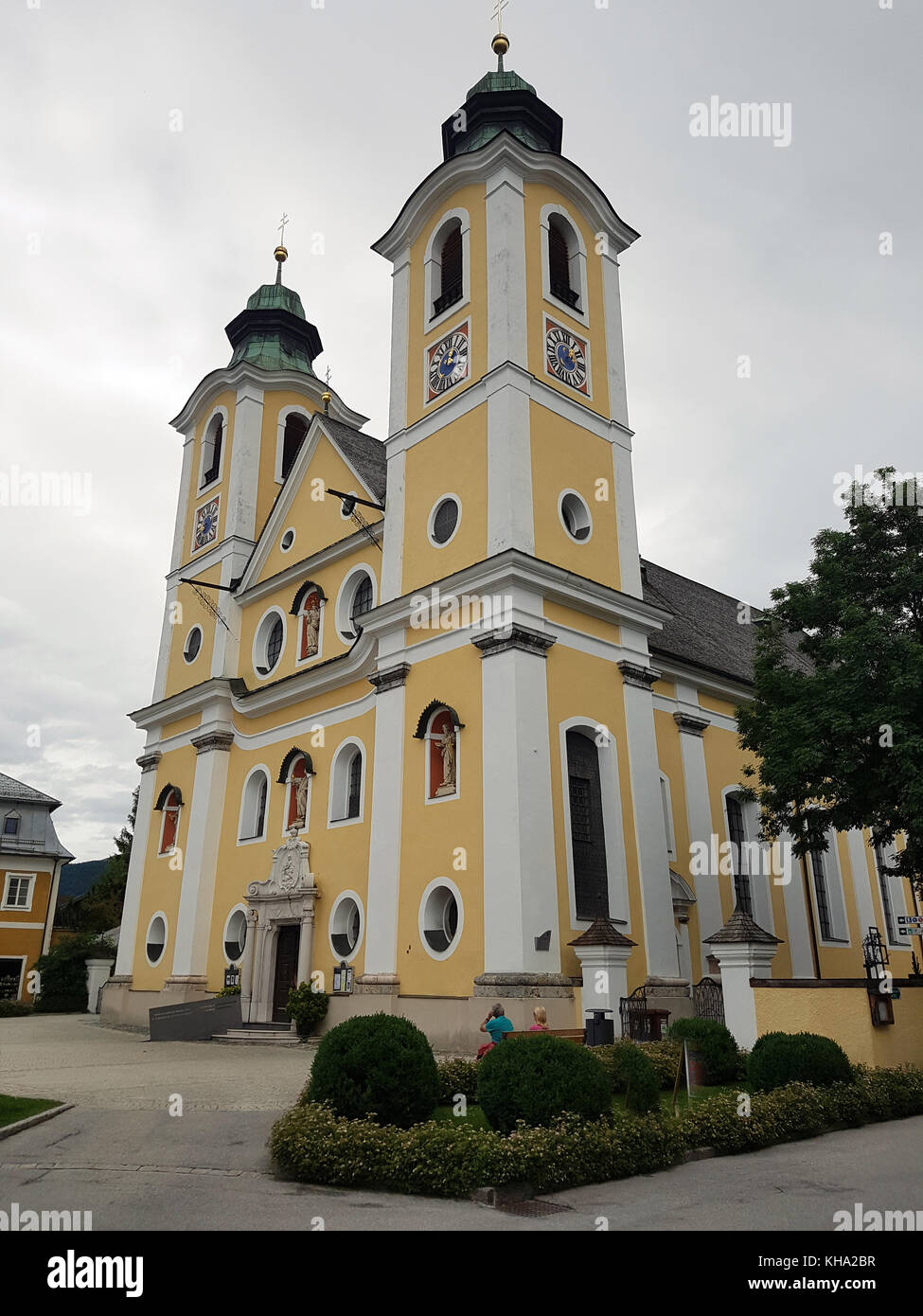Barrokkirche, St. Johann, Tirol, Oesterreich Stock Photo