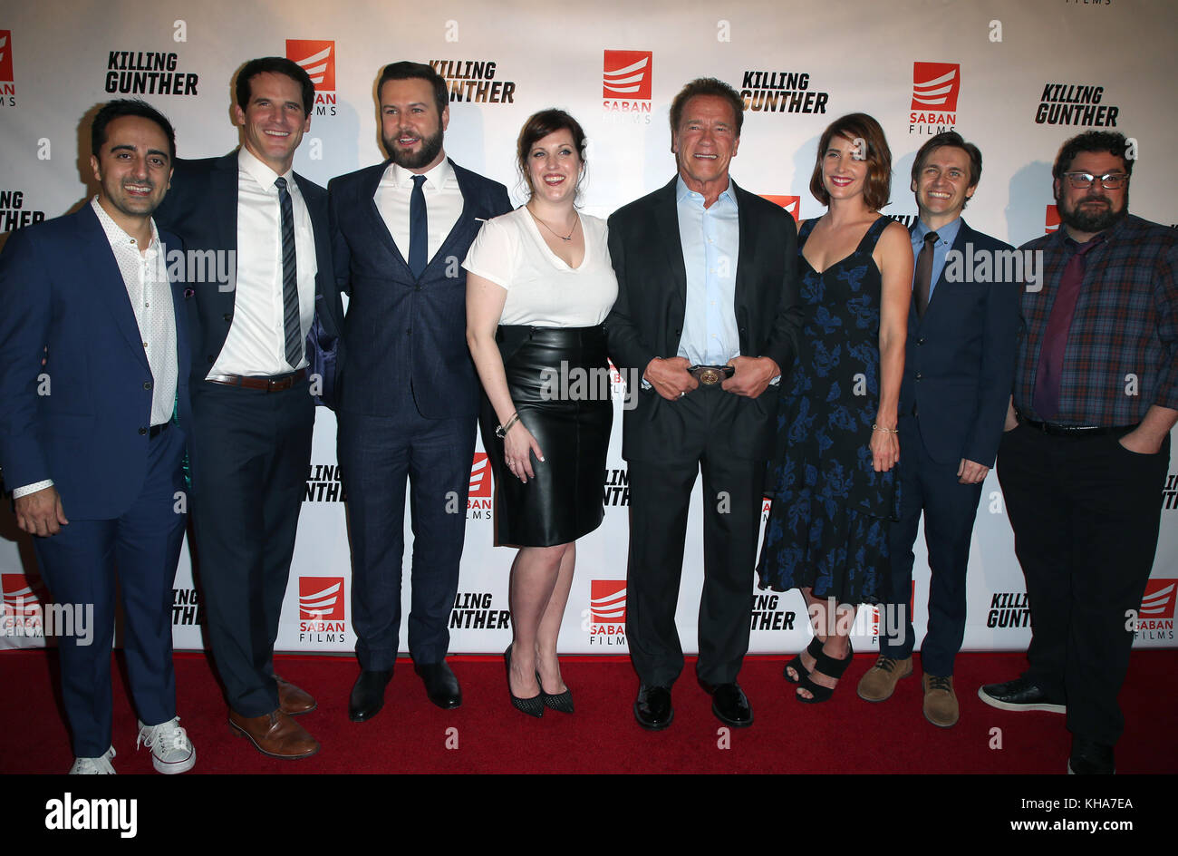 Premiere Of Saban Films Killing Gunther Featuring Amir Talai Ryan Gaul Taran Killam Allison Tolman Arnold Schwarzenegger Cobie Smulders Paul Brittain Bobby Moynihan Where Hollywood California United States When 14 Oct 17