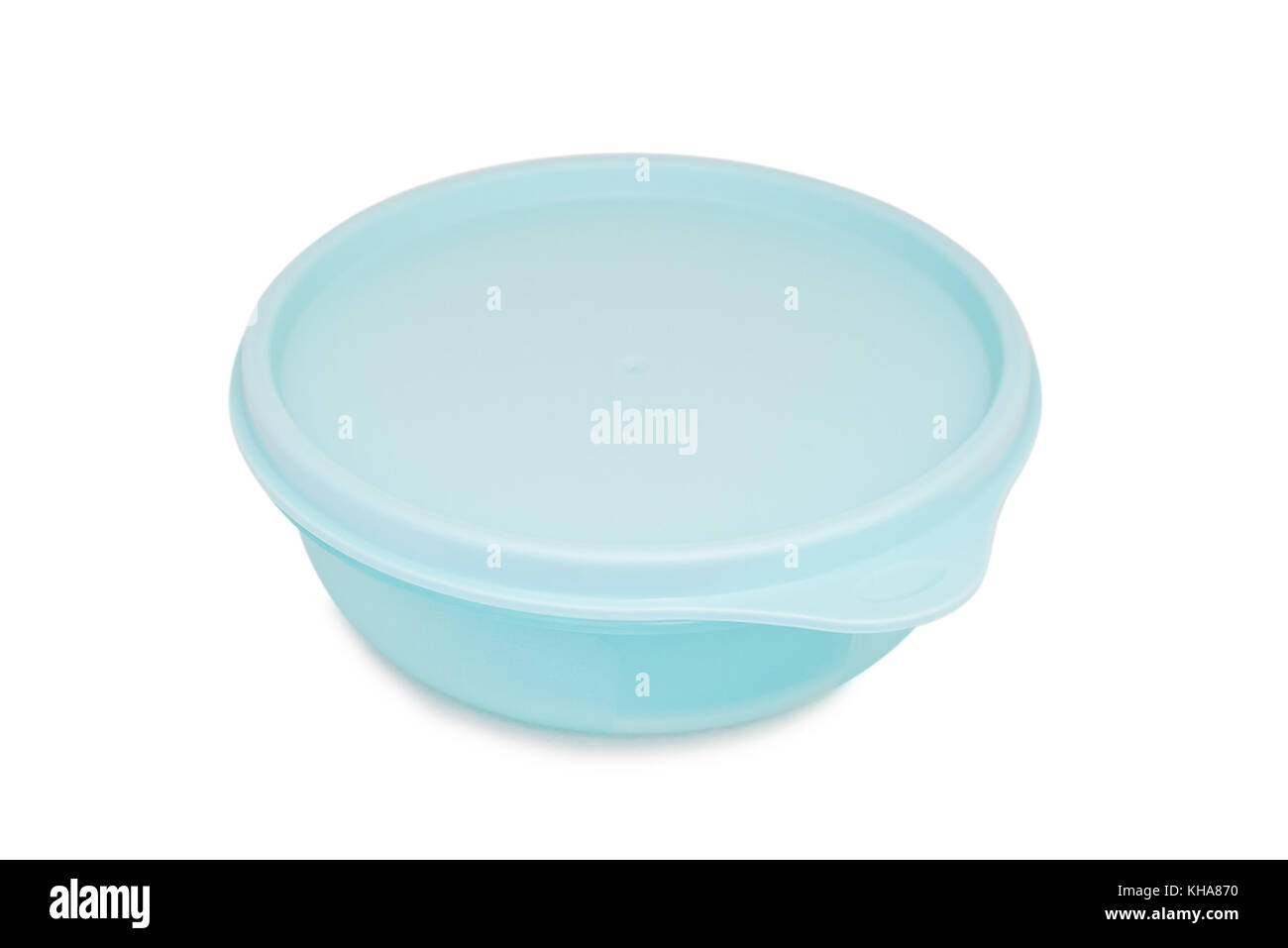 Modern blue plastic food container with isolated Stock Photo Alamy