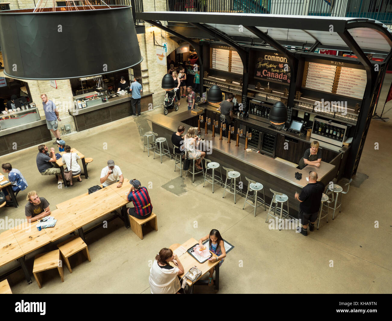 Inside the Forks Market, The Forks National Historic Site, Winnipeg