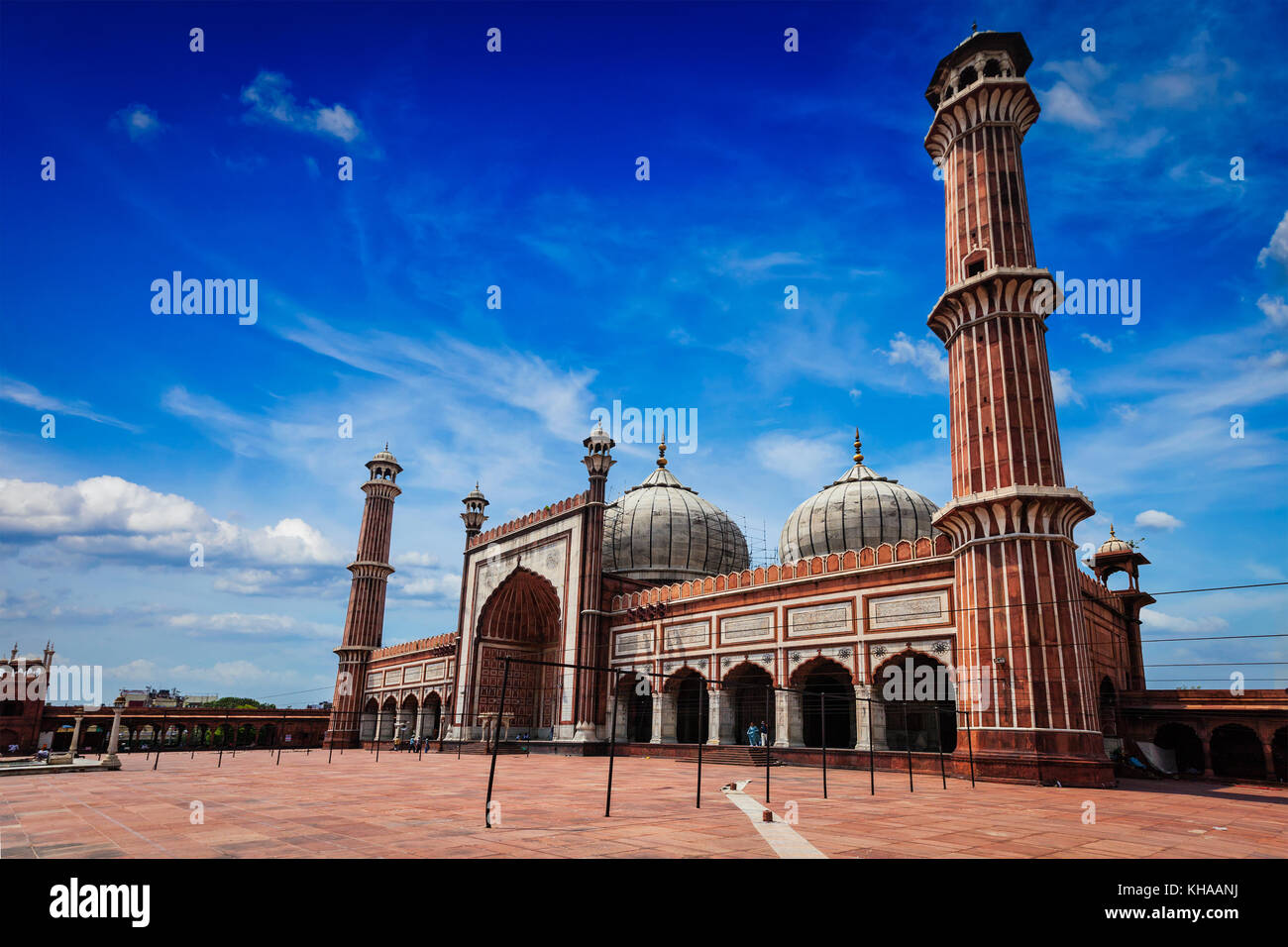 Jama Masjid muslim mosque in India. Delhi, India Stock Photo