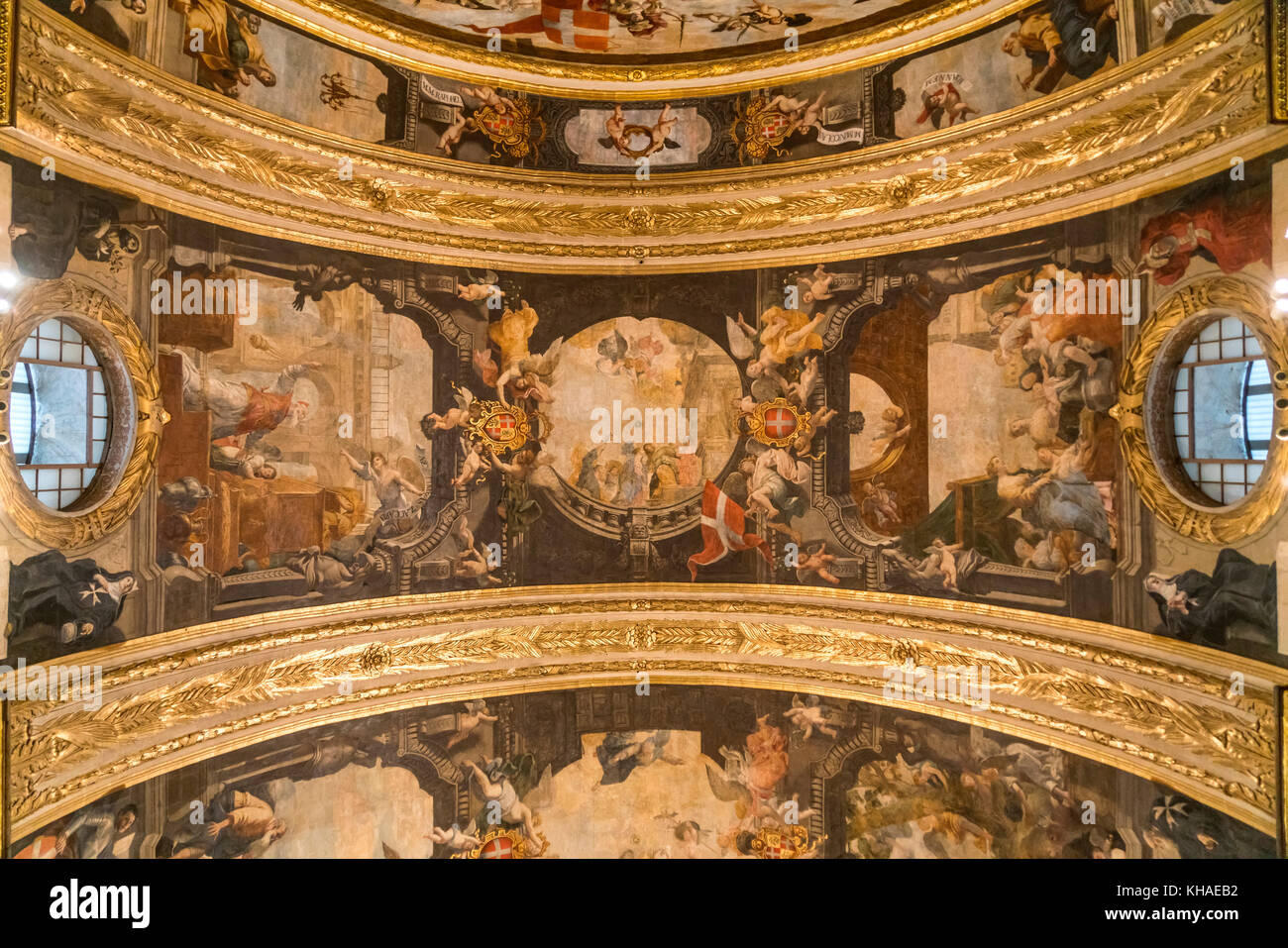 Vaulted Ceiling With Ceiling Painting Roman Catholic St John S