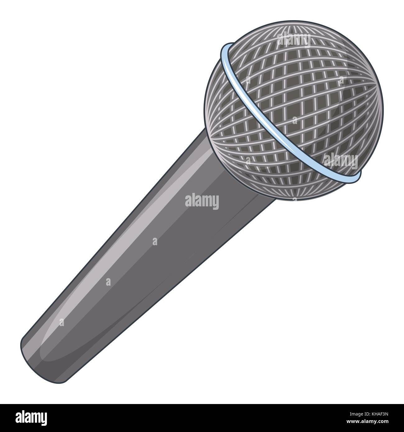 Microphone icon, cartoon style Stock Vector Image & Art - Alamy