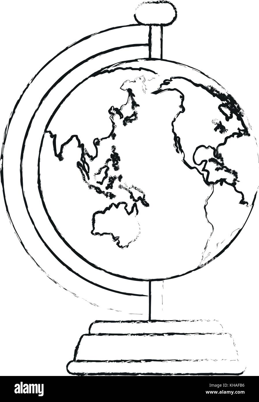 School world globe Stock Vector Image & Art - Alamy