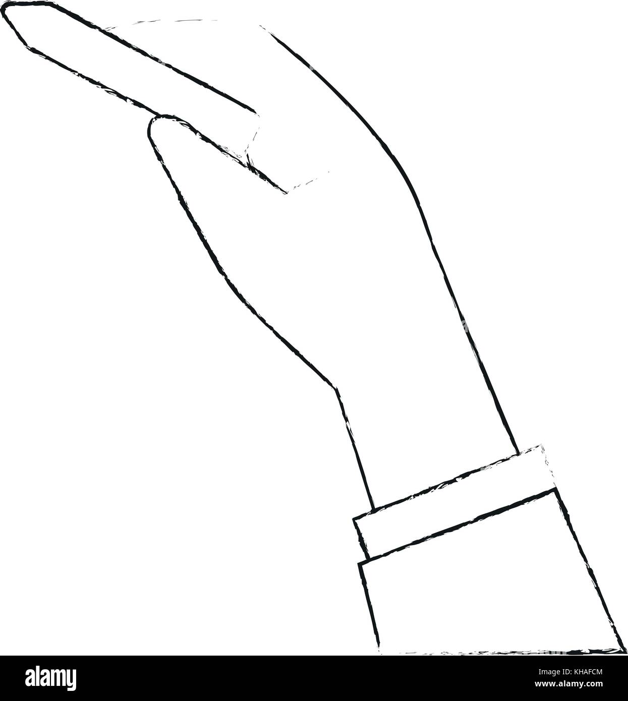 Hand with chalk Stock Vector Image & Art - Alamy
