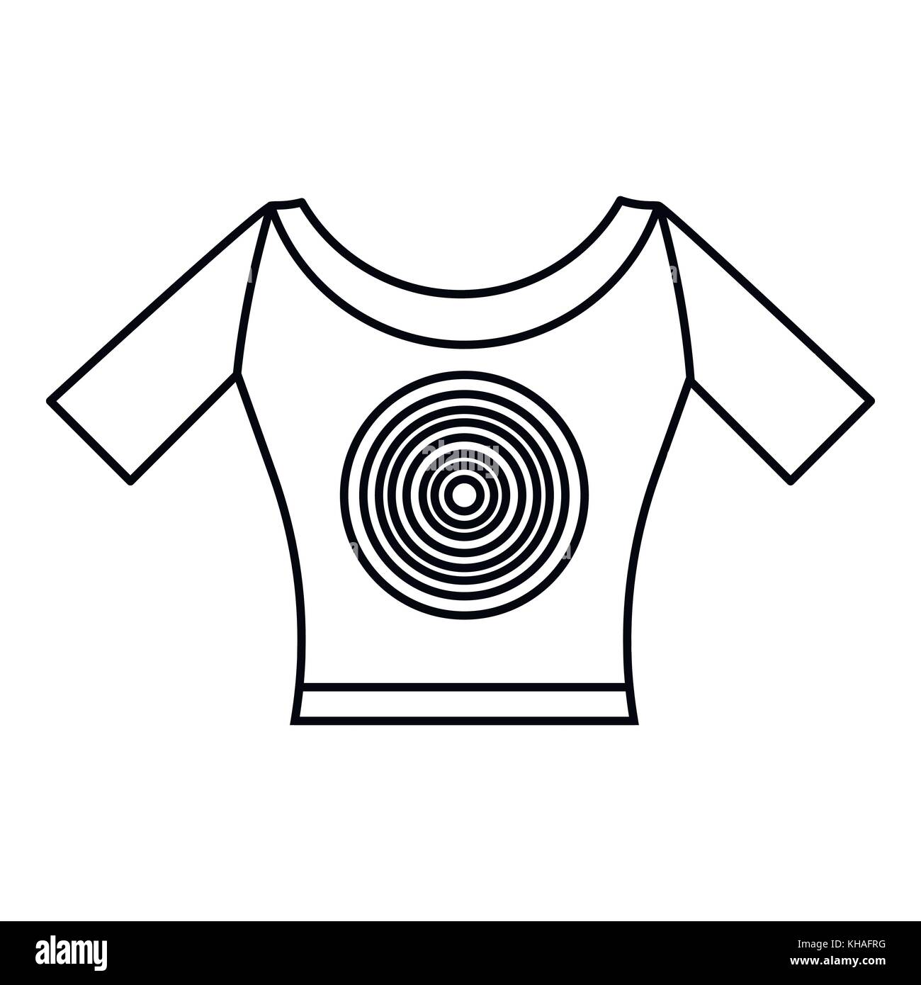 Target icon, outline style Stock Vector Image & Art - Alamy