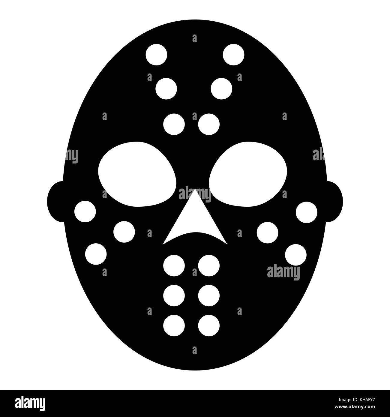 Goalkeeper helmet icon, simple style Stock Vector Image & Art - Alamy