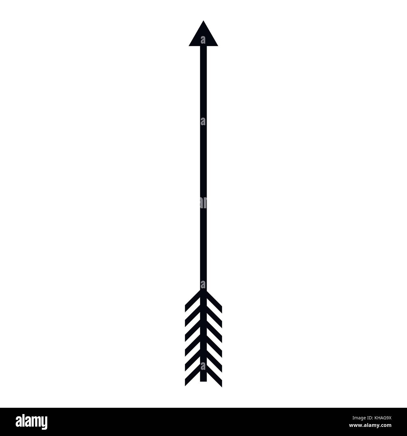 Arrow icon, simple style Stock Vector Image & Art - Alamy