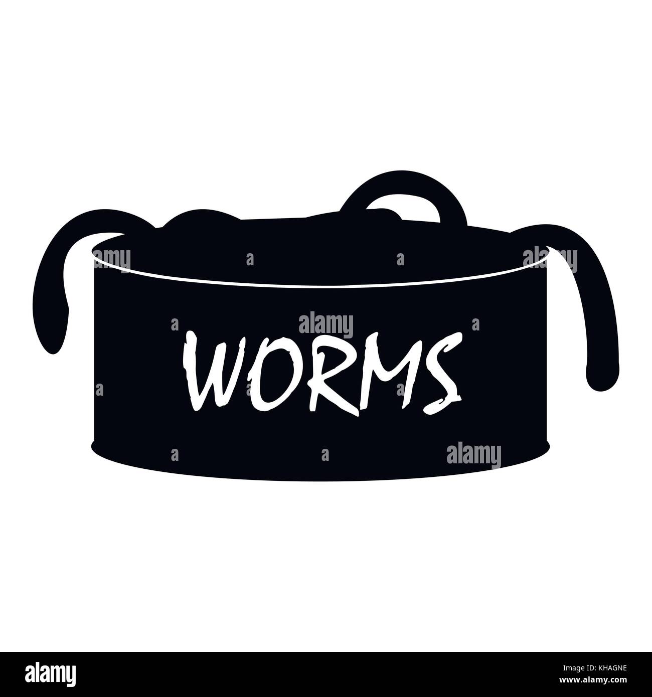 Worms icon, simple style Stock Vector Image & Art - Alamy