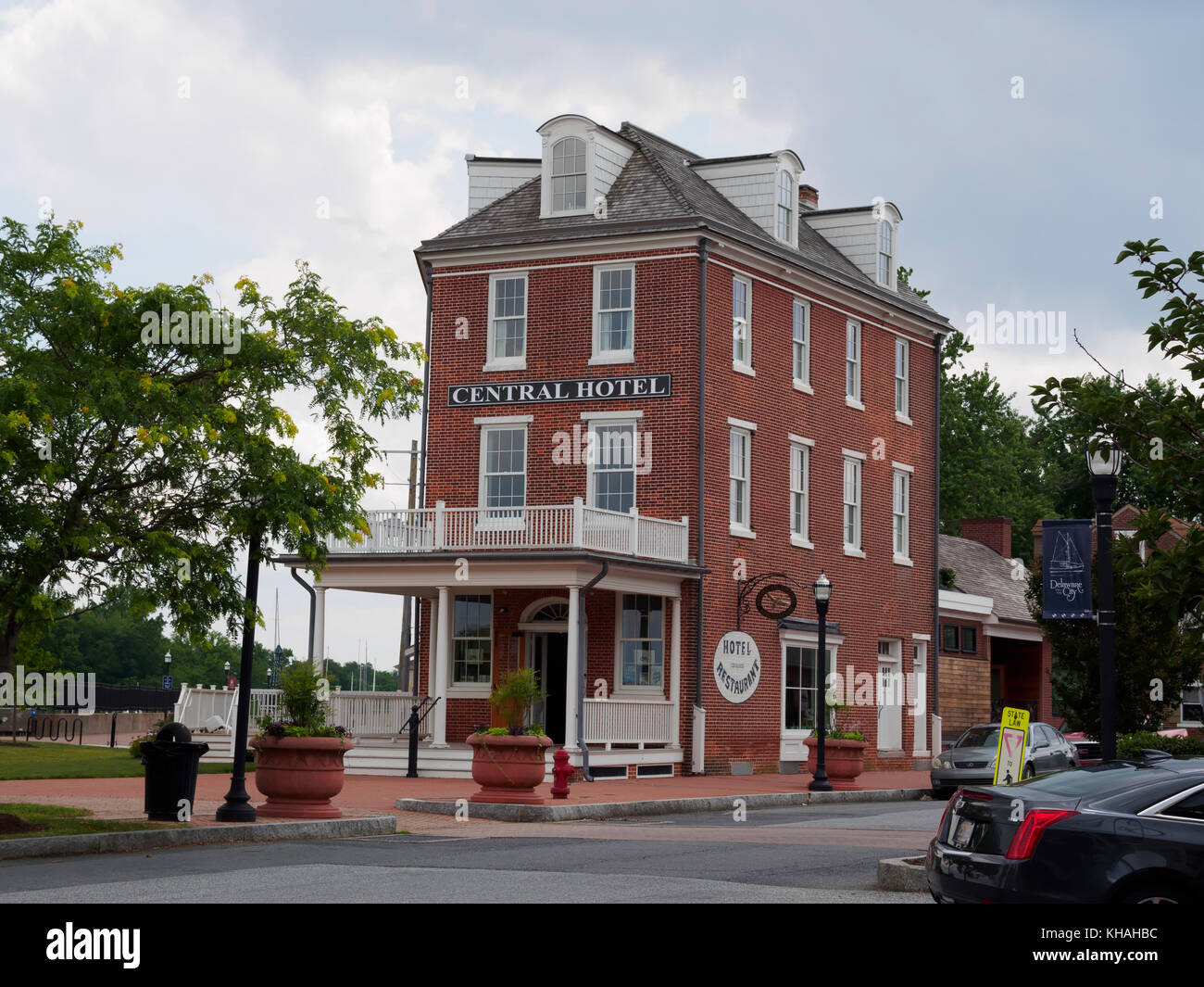 Central Hotel, Delaware City, Delaware Stock Photo Alamy