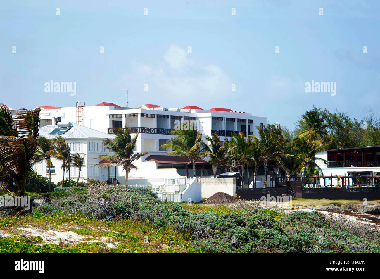 Silversands Beach; Silver Sands; Christ Church; Barbados Stock Photo