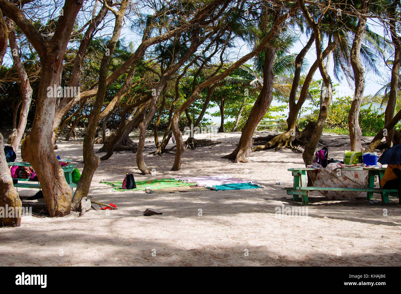 Silversands Beach; Silver Sands; Christ Church; Barbados Stock Photo