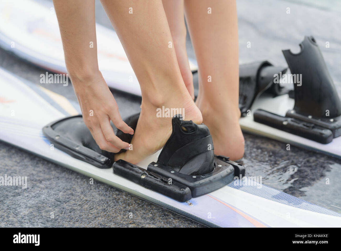 equipment devices for wakeboarding Stock Photo Alamy