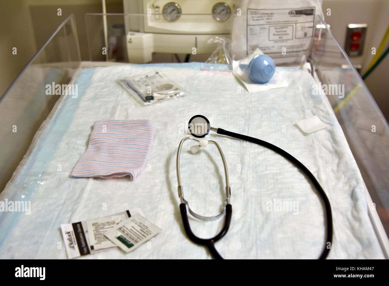 Panda infant warmer in hospital for newborn babies Stock Photo Alamy