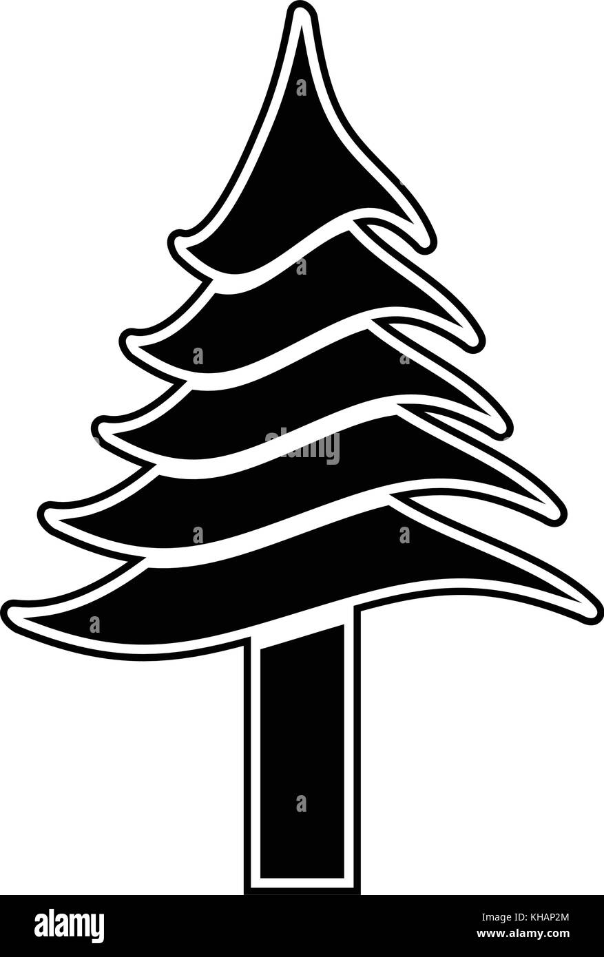 Christmas tree icon Stock Vector Image & Art - Alamy