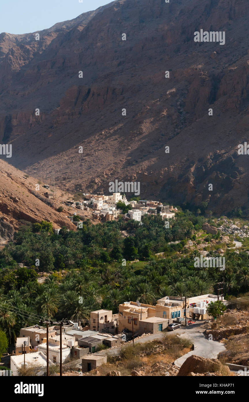 Wadi Tiwi, Oman. Stock Photo