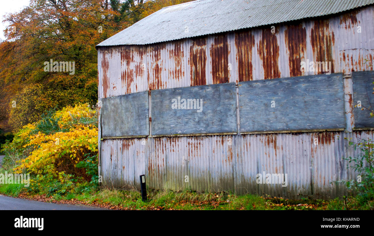 Old abandoned corrugated iron hi-res stock photography and images - Alamy
