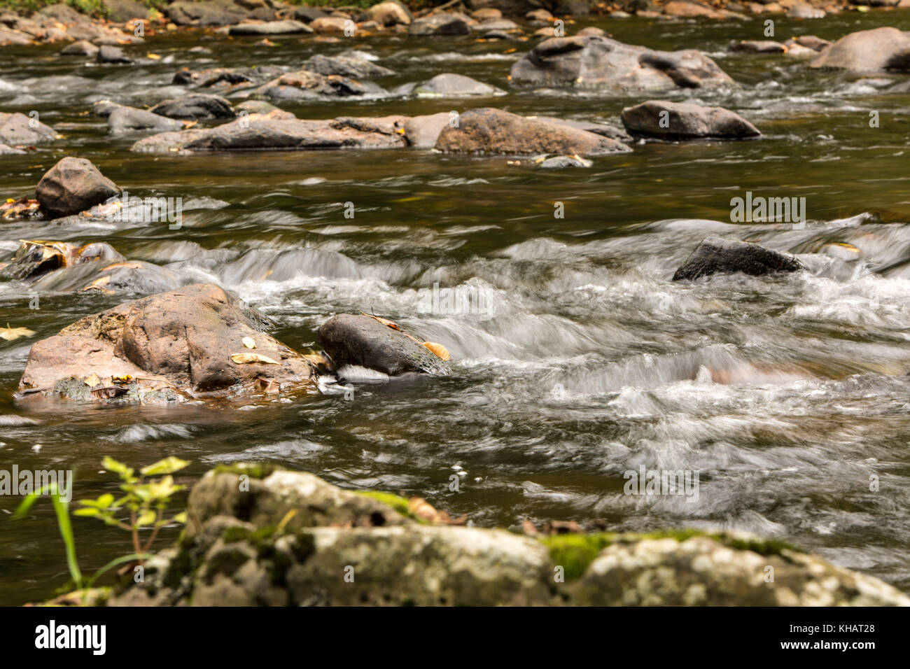 Water in slow motion on the river Stock Photo - Alamy