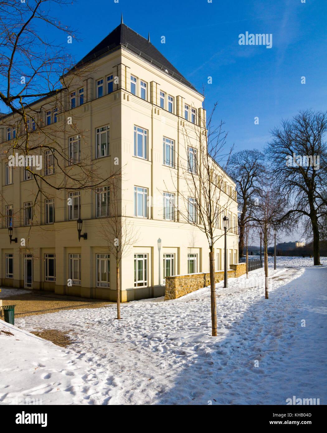 Luxembourg in Winter Stock Photo - Alamy