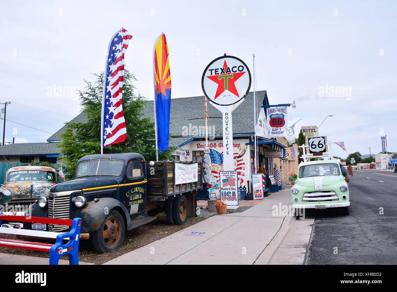 Seligman, Arizona July 24 Views of the route 66 decorations in the