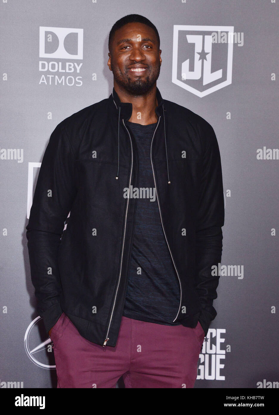 Roy Hibbert attend the premiere of Warner Bros. Pictures’ ‘Justice