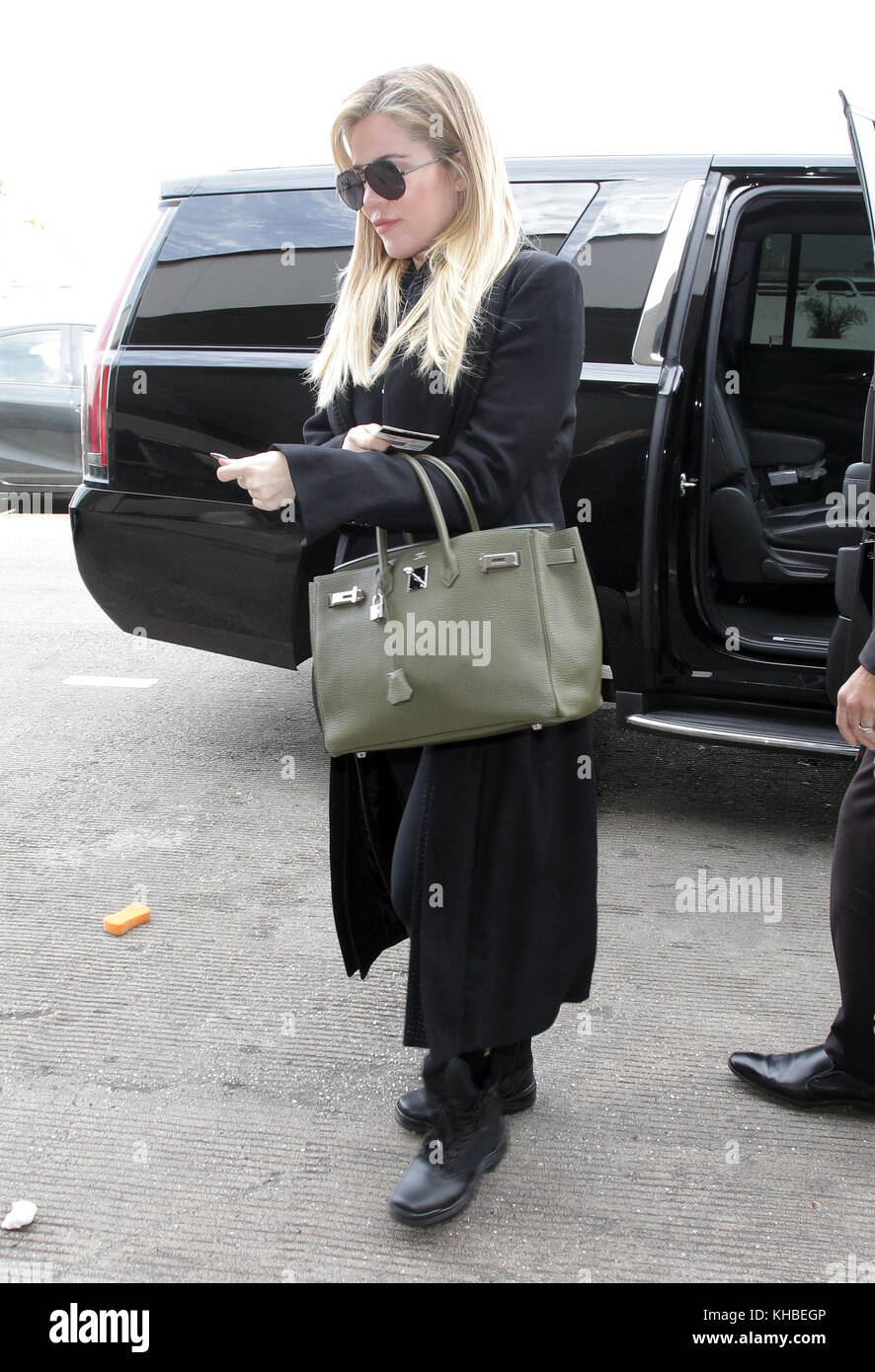 Kim Kardashian is seen heading to the gym toting an Hermes Birkin bag in  Studio City Los Angeles California Stock Photo - Alamy