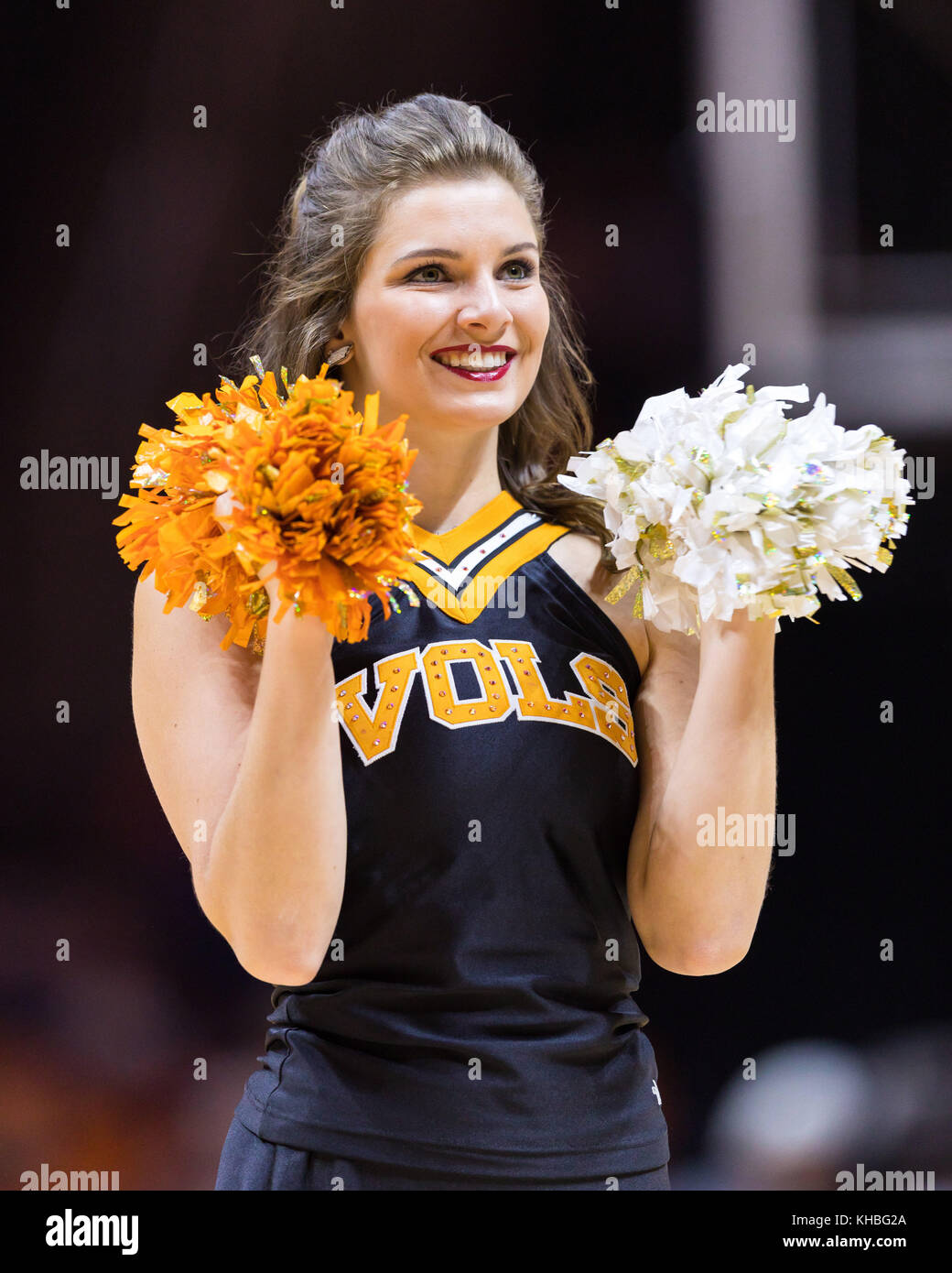 November 15, 2017 Tennessee Lady Volunteers dance team member performs