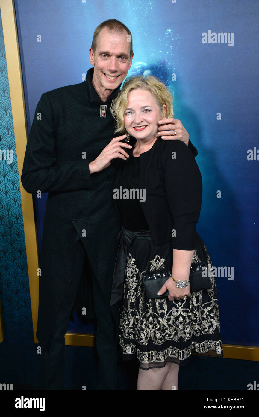 Los Angeles, USA. 15th Nov, 2017. LOS ANGELES, CA. November 15, 2017: Doug Jones & Laurie Jones at the Los Angeles premiere of 'The Shape of Water' at the Academy of Motion Picture Arts & Sciences, Beverly Hills Picture Credit: Sarah Stewart/Alamy Live News Stock Photo
