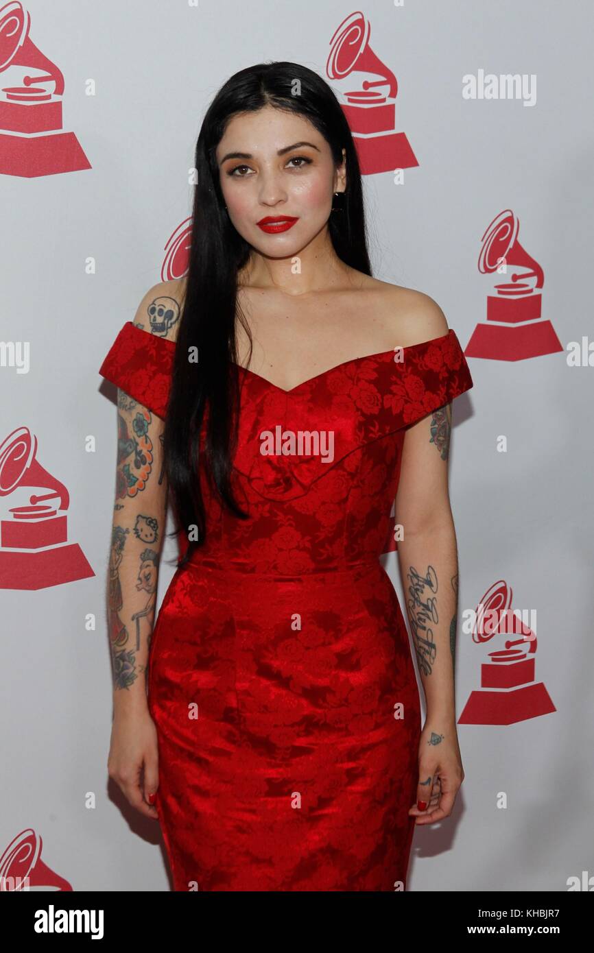 Las Vegas, NV, USA. 15th Nov, 2017. Mon Laferte at arrivals for The