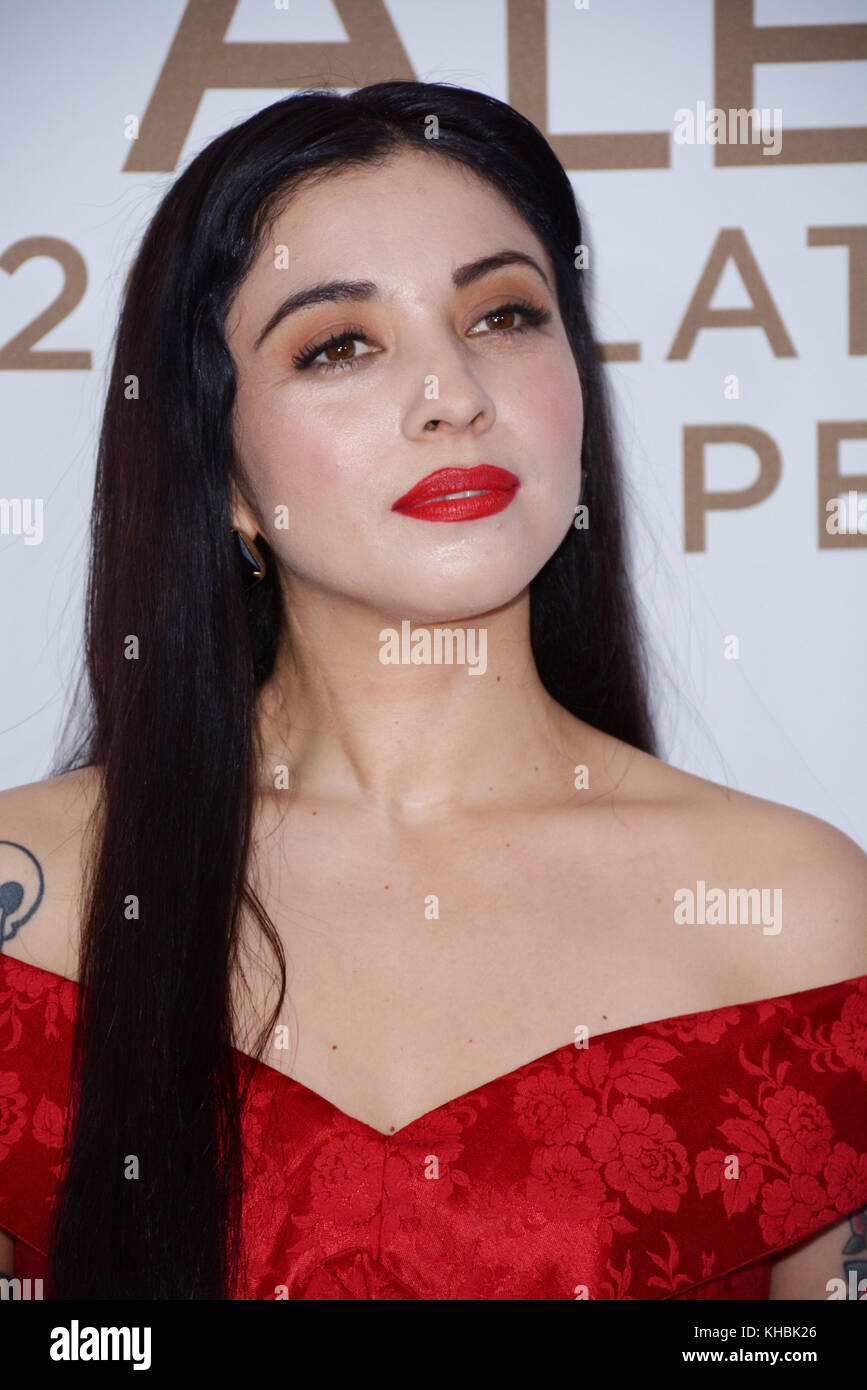 Las Vegas, Nevada, USA. 16th Nov, 2017. Mon Laferte attends the 2017