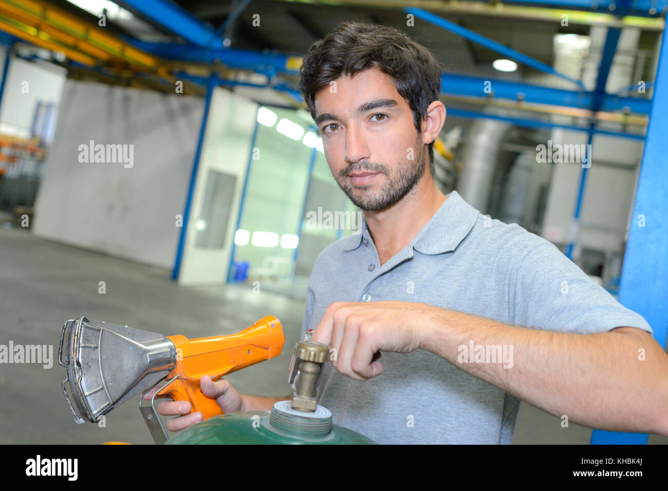 portable heat gun Stock Photo Alamy