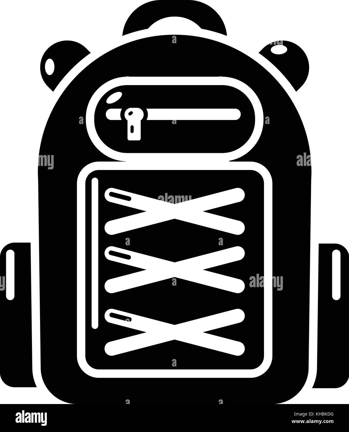 Backpack student icon, simple black style Stock Vector Image & Art - Alamy