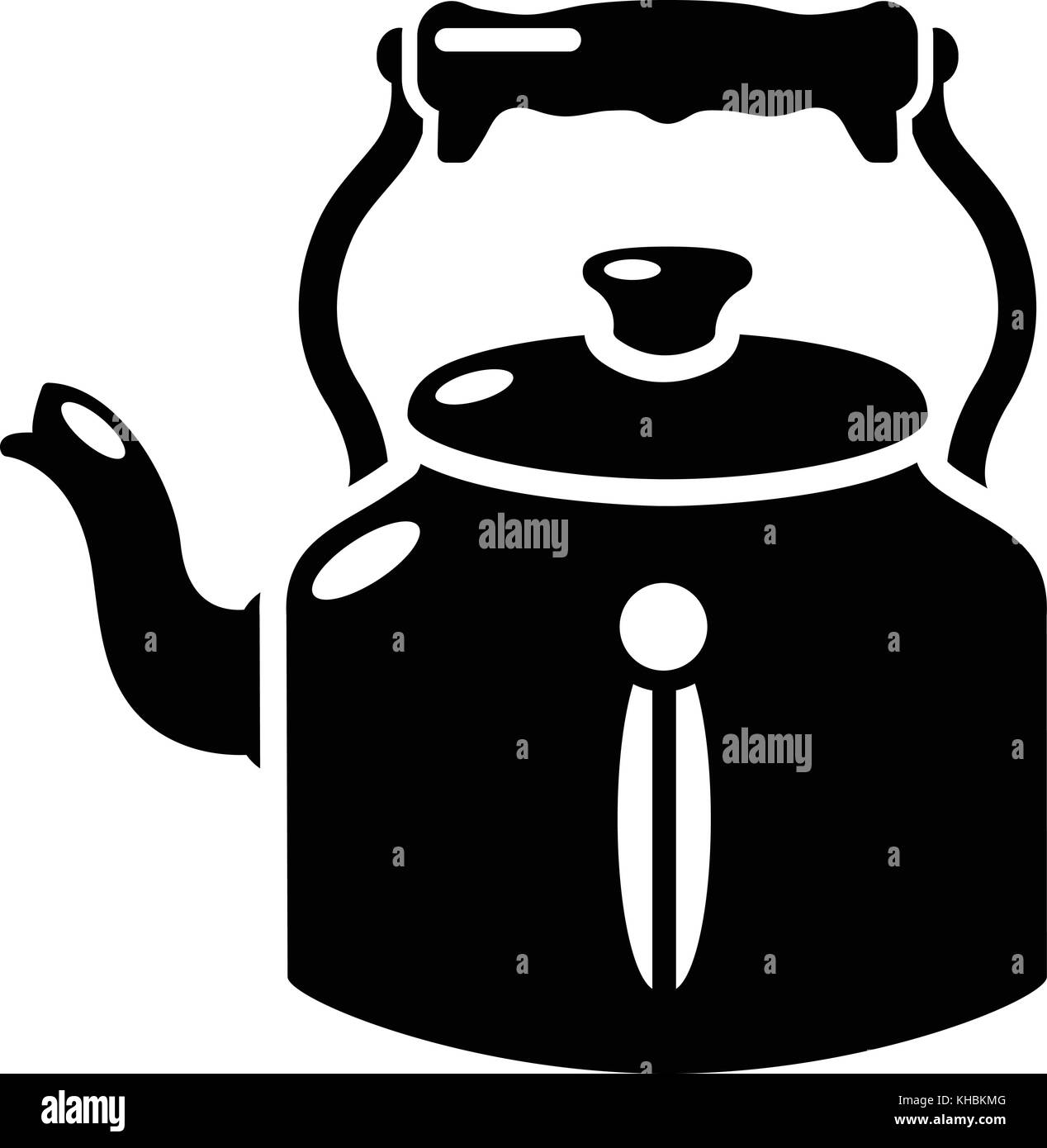 Kettle old icon, simple black style Stock Vector Image & Art - Alamy