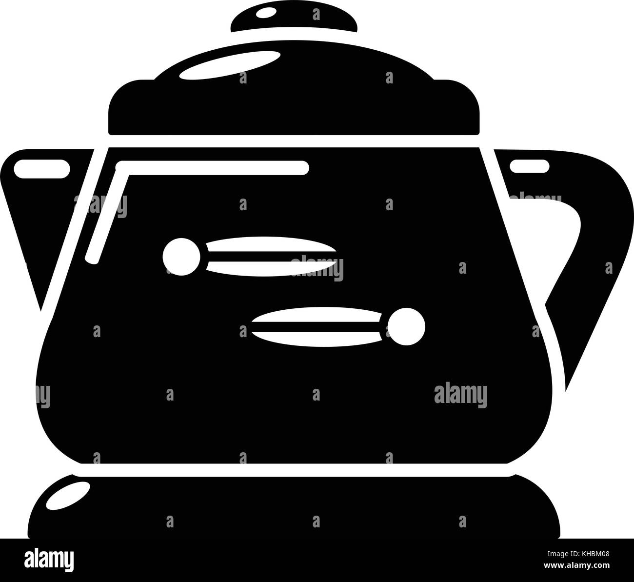 Kettle modern icon, simple black style Stock Vector Image & Art - Alamy