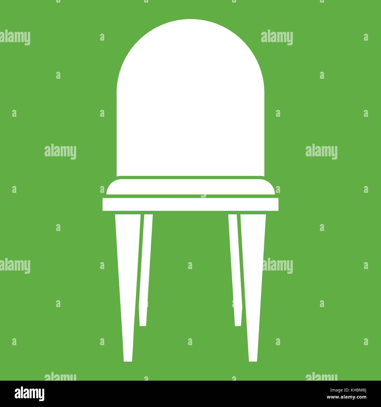 Chair icon green Stock Vector Image & Art - Alamy