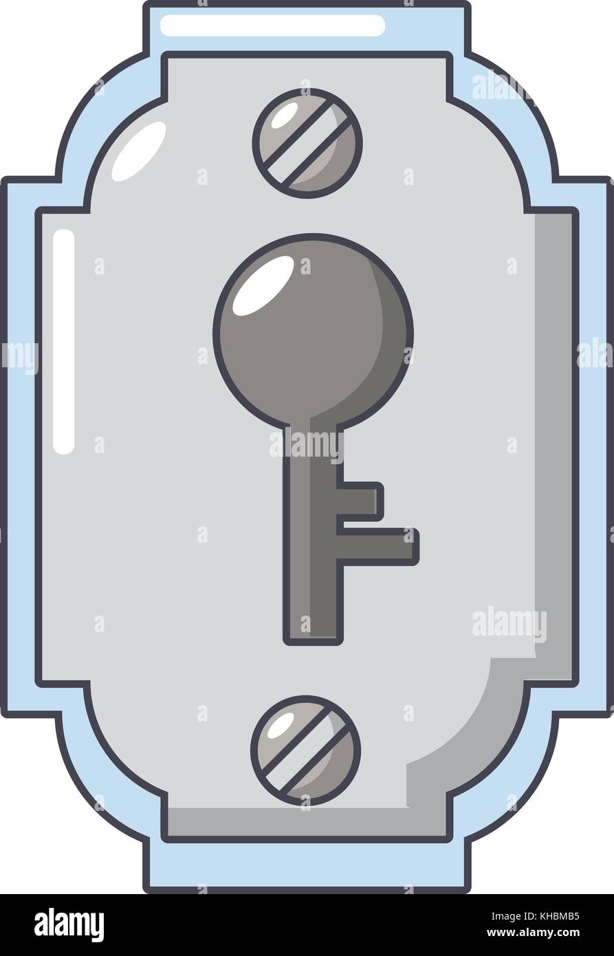 Lock front icon, cartoon style Stock Vector Image & Art - Alamy